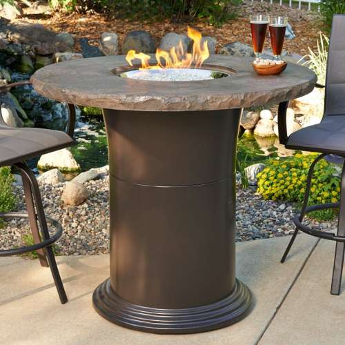 Colonial Pub Height Fire Pit Table